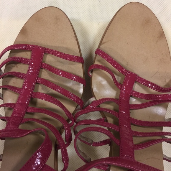 Michael Kors pink heeled platform sandals - Picture 6 of 6